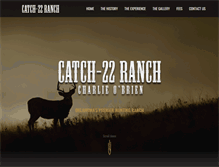 Tablet Screenshot of catch22ranch.com